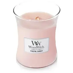 Свічка Woodwick Coastal Sunset Medium Прибережний захід сонця 275 г (92049E) - мініатюра 2