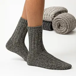 Шкарпетки теплі вовняні Norwegian Wool Socks M 39–42 Solve сірі KT7003108