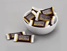 Шоколадні цукерки Hershey's Zero Sugar Chocolate with Almonds Candy 144г - мініатюра 4