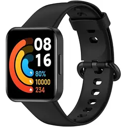 Ремінець DK для Xiaomi Redmi Watch 2 Lite Silicone Sport Band Classic (013576) (black) - мініатюра 2
