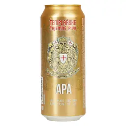 Пиво Templarske АPA світле нефільтроване 5% 0.5 л - мініатюра 4