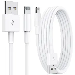 Кабель для заряджання iPhone iPad USB to Lightning для передачі та синхронізації