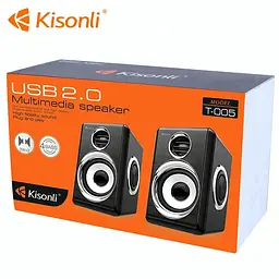 Колонки комп'ютерні Kisonli T-005 - мініатюра 4