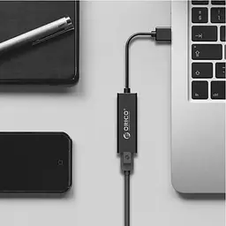 Мережева карта Orico USB UTJ-U3-BK-BP (CA911431) - мініатюра 2