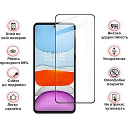 Захисне скло BeCover для Oppo A60 Black (711666) - мініатюра 3