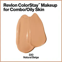 Тональний крем Revlon Colorstay Makeup Combination and Oily Skin відтінок 220 (Natural Beige) 30 мл (423024) - мініатюра 2