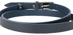 Жіночий шкіряний ремінь Skipper 1635-20 Темно-синій 2 см - мініатюра 5