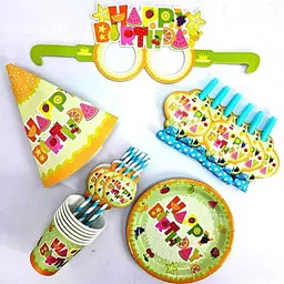 Святковий набір PELICAN Нарру Birhday Фрукти #309, 36 одиниць арт.871309
