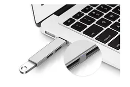 Адаптер перехідник GT Type-C 3.1 на USB 3.0 Сірий (С051250) - мініатюра 5