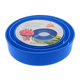 Сито пластикове для борошна (набір із 5 шт.), Kitchen Master Синій 85712 - мініатюра 2