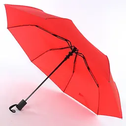 Жіноча складана парасолька напівавтомат Art Rain 98 см червона - мініатюра 3
