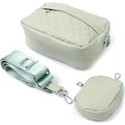 Жіноча сумка крос-боді Vintage 22797 з екошкіри 19.5х12.5х6.5 см Фісташкова - мініатюра 5