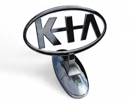 Емблема-приціл на капот Kia Хром (на скотчі) - мініатюра 2