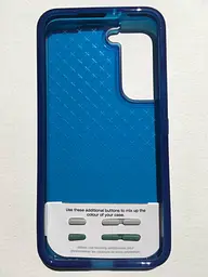 Оригінальний протиударний чохол Tech21 Evo Check для Samsung Galaxy S22 (6.1") Blue (T21-9408) - мініатюра 6
