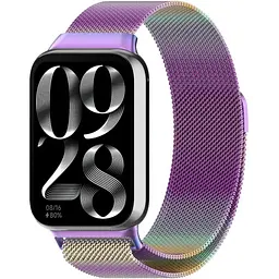 Ремінець DK CDK для Xiaomi Mi Smart Band 9 Pro Metal Milanese Loop Magnetic (017123) (chameleon) - мініатюра 3