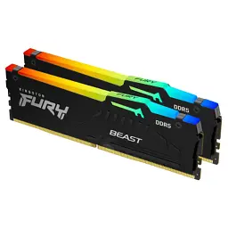 Модуль пам'яті для комп'ютера DDR5 32GB (2x16GB) 6800 MHz Beast RGB EXPO Kingston Fury (ex.HyperX) (KF568C34BBEAK2-32) - мініатюра 2