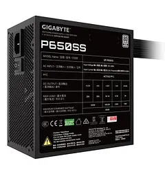 Блок живлення 650 Вт, P650SS, Black, 80+ Silver Gigabyte teh0028976 - мініатюра 4