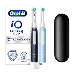 Електрична зубна щітка Oral-B iO Series 3 Duo Black & Blue (8006540731772) - мініатюра 2