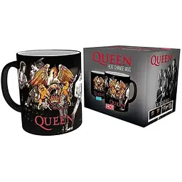 Чашка хамелеон GB Eye Queen Crest Герб гурту 320 мл - мініатюра 4