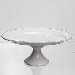 Блюдо на ніжці порцелянове Pearl 20,5 см Yiwu 120-YH-HG051