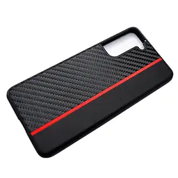 Чохол накладка Primolux CFC для Samsung Galaxy S21 Plus (SMG996) Black&Red - мініатюра 3