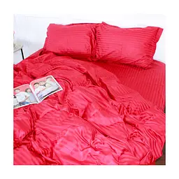 Постільна білизна MirSon Satin 30-0018Red 160х220 Сімейний (2200005254547)