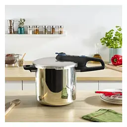 Каструля Tefal Secure Trendy Скороварка з паровим кошиком 6л (P2580701) - мініатюра 12