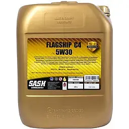 Олива моторна синтетична Sash Flagship C4 5W30 Renault RN0720 20 л (69646)