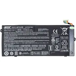 Акумулятор для ноутбуків ACER Chromebook C720 (AP13J3K) 11.25V 45Wh (original) (NB410408) - мініатюра 2