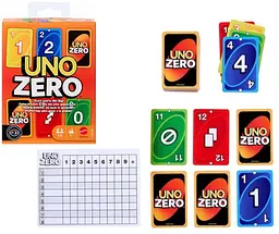 Гра карткова UNO Zero настільна стратегія (JHH48)