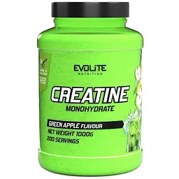 Креатин Evolite Nutrition Creatine Monohydrate 1 кг green apple