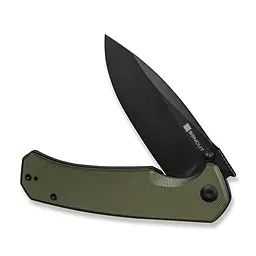 Ніж складаний Sencut Skarnax S24025-2 зелений G10, чорне лезо - мініатюра 4