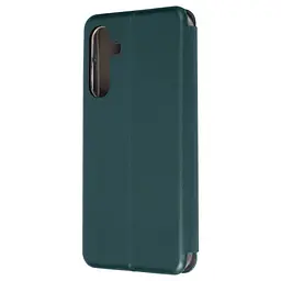 Чехол-книжка для Samsung Galaxy A16 4G (A165), G-Case, зеленый, кожаный чехол-книжка из экокожи (PU) и TPU, с магнитом, с подставкой и вместительным кардхолдером, противоударный, защита всего корпуса, ArmorStandart (ARM81452) - мініатюра 2