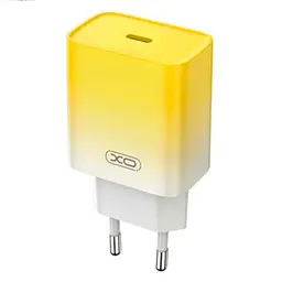 Зарядний пристрій XO CE18 30W мережевий адаптер блок живлення жовтий - мініатюра 3
