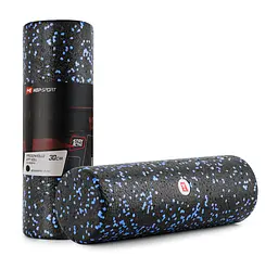 Роллер масажер (валик, ролик) заповнений Hop-Sport EPP 30см HS-P030SYG чорно-синій