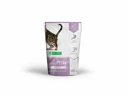 Вологий корм для котів з чутливим травленням з рибою Nature's Protection Intestinal health Fish, 100г - мініатюра 2