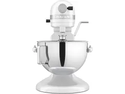 Кухонна машина KitchenAid Heavy Duty 5KSM55SXXEWH з відкидним блоком 5.2 л біла - мініатюра 6