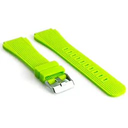 Силіконовий ремінець Watchbands Galaxy для Samsung Gear S3 Samsung Galaxy Watch 46mm - зелений (WB001GALAXYGREEN) - мініатюра 2