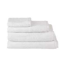 Рушник МВМ My Home Бриз 90х150 см XL білий (BT-04 XL WHITE)