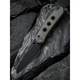 Ніж складаний туристичний Civivi Vision FG, (8.9 см) Nitro-V / Micarta темно-сірий - мініатюра 10