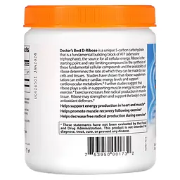 Натуральна добавка Doctor's Best Pure D-Ribose Powder, 250 грам - мініатюра 3