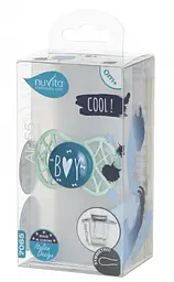 Силіконова симетрична пустушка Nuvita Air55 Cool Boy, 0+ міс., зелений (NV7065NG) - мініатюра 4