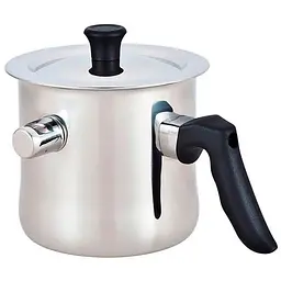 Молочник з кришкою та свистком нержавіюча сталь Maestro 1.5 л MR-1698
