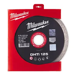 Диск алмазний MILWAUKEE, DHTI 125, діаметр 125мм