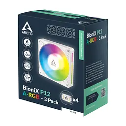 Кулер до корпусу Arctic BioniX P12 A-RGB 3-P (ACFAN00338A) - мініатюра 2