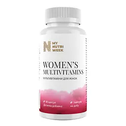 Мультивітаміни для жінок Women's Multivitamins My Nutri Week 90 капсул