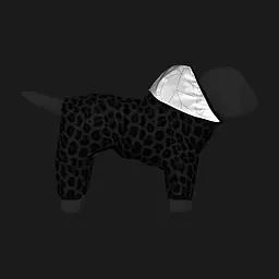 Комбінезон для собак WAUDOG Clothes малюнок "Леопард", S40, В 58-61 см, С 33-38 см - мініатюра 4