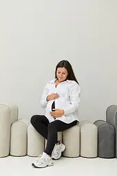 Сорочка для вагітних та годуючих Geneva Lullababe розмір L-XL (46-48) Білий - мініатюра 4