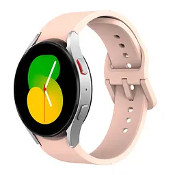 Ремінець для Samsung Galaxy Watch 6 - бежевий ширина кріплення 20мм силікон Watchbands Color Angle (W29-5WB5435431) - мініатюра 2