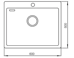 Мийка MIXXUS MX6050-200x1.2-HANDMADE (MX0569) - мініатюра 2